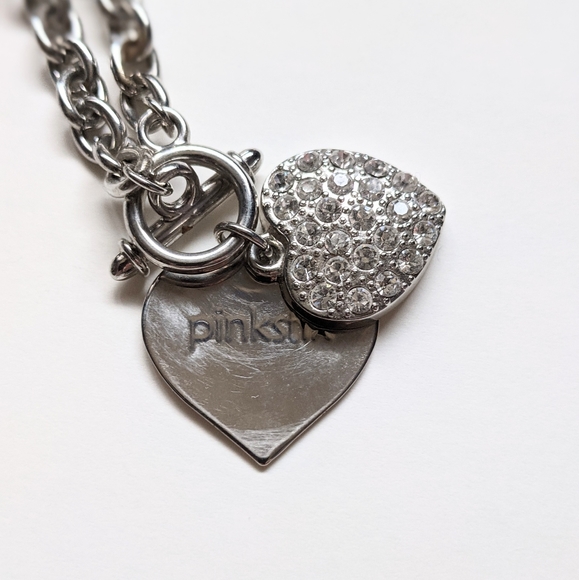 Pinkstix Silver Chain Bracelet with Hearts - Picture 12 of 13